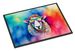Hippie Animal Sheep Doormat Front Door Mat Indoor Outdoor Rugs For Entryway, Non Slip Washable Low Pile, 24H X 36W_maomaolike.com