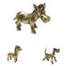 Farm Wild Animal Little Donkey Model Metal Horse Cartoon Cow Creative Miniature Landscape Simulation Small Ornament Wholesale_maomaolike.com