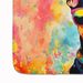 Doberman Pinscher Hippie Dawg Memory Foam Kitchen Mat Machine Washable Anti-Fatigue Mat Cushion Comfort Bath Mat Or Kitchen Rug_maomaolike.com