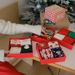 Unisex Red Christmas socks Gift box set women's midtube stockings_maomaolike.com