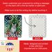 Aegean Cat By The Christmas Tree Porcelain Ornament Christmas Tree Hanging Decorations For Home Christmas Holiday, Rectangle, Gift, Multicolor_maomaolike.com