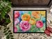 Ranunculus In Watercolor Doormat Front Door Mat Indoor Outdoor Rugs For Entryway, Non Slip Washable Low Pile, 24H X 36W_maomaolike.com