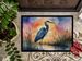 Blue Heron Setting Sun Doormat Front Door Mat Indoor Outdoor Rugs For Entryway, Non Slip Washable Low Pile, 24H X 36W_maomaolike.com