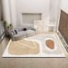 Living Room Rug,Large Rug,Oversized, Gold Leaves Design,Bedroom Rug,Soft And Thick, Machine Washable, Thickened Rug, Bedside Rug,Decorative Indoor Rug_maomaolike.com