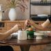 White Ceramic Utensil Holder With Drainage Holes – Minimalist Chopstick Cutlery Organizer For Kitchen, Bathroom & Office_maomaolike.com