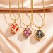 Vintage Enamel Colorful Easter Egg Pendant Eggshell Locket Openable Charm Necklace Fashion Jewelry Party Gift For Women_maomaolike.com