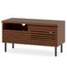 Mid Century Fluted TV Stand For 40 Inch TV Modern Entertainment Center With Compartment Hidden Cable Hole High-quality Hinges_maomaolike.com