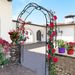 Metal Garden Arch Assemble Freely With 8 Styles Garden Arbor Trellis Climbing Plants Support Rose Arch_maomaolike.com