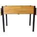Raised Garden Bed, Metal Leg Wood Planter Boxes With Folding Storage Shelf,Elevated Planter Box For Growing Fresh Herbs, Vegetables, Flowers Great For Outdoor Patio, Deck, Balcony_maomaolike.com