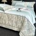 Gift Box Washed Cotton Brushed Bedding Four-Piece Set Duvet Cover Bed Sheet Employee Welfare Four Seasons Embroidered Style_maomaolike.com