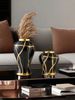 Ceramic Nordic Light Luxury Style Crack Vase Suitable For Living Room Tabletop, Fresh Flowers, Dried Flowers, Atmosphere Decoration, Ornament_maomaolike.com