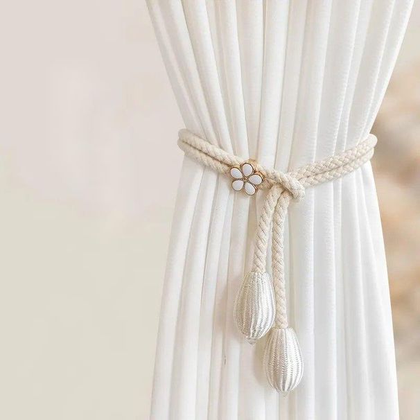 Hot-Selling Modern Simple Adjustable Tiebacks Hanging Sheer Curtain Drawstring Storage Buckle Fixed Binding Rope 2p-set_maomaolike.com