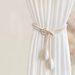 Hot-Selling Modern Simple Adjustable Tiebacks Hanging Sheer Curtain Drawstring Storage Buckle Fixed Binding Rope 2p-set_maomaolike.com