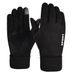 Suede gloves men's autumn and winter outdoor windproof plus velvet warm and long lock temperature half-finger dew two-finger riding gloves_maomaolike.com