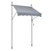 VEVOR 59x47" Patio Awning Retractable Awning Sunshade Shelter With Crank Handle_maomaolike.com