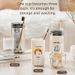 Travel Hotel Mouthwash Portable Toothbrush Cup Set, Three-in-one High-value Wash Cup, A Must-have Travel Essential_maomaolike.com