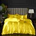 Summer Hot Sale Washed Ice Silk Solid Color For Students Dormitory Single Children New Duvet Cover Factory Wholesale_maomaolike.com