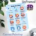 Teeth Brushing Guide Painting Poster, Vibrant Cartoon-style Step-by-step Oral Care Poster, Clear Dental Care Instructions Ideal For Bathroom_maomaolike.com