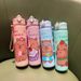 800ML Kids Sippy Capybara Cartoon With Straws Leakproof Bottle Outdoor Portable Children's Plastic Water Cup_maomaolike.com