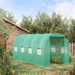 15' X 7' X 6.5' Walk-in Tunnel Hoop Greenhouse, Green House For Outside With PE Cover, Steel Frame, Roll-Up Zipper Door & Windows For Flowers, Vegetables, Tropical Plants, Green_maomaolike.com