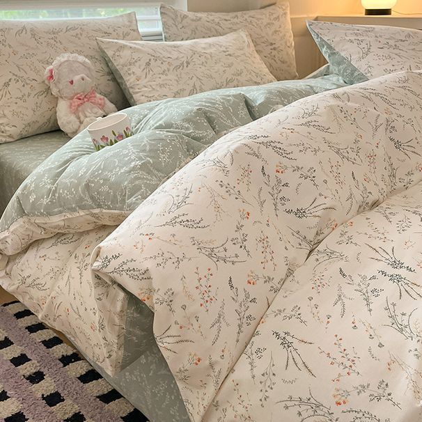 Manufacturer Wholesale INS Fresh All-Cotton American Style 4-Piece Pastoral Small Floral Bed & Breakfast Pure Cotton Four-Piece Se_maomaolike.com
