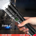 High Brightness Flashlight Laser Ultra Bright Outdoor Range Rechargeable LED Searchlight Long Battery Life Zoomable_maomaolike.com