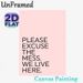 "Please Excuse The Mess" Slogan Painting Poster, Soft Pink Minimalist Typographic Poster, Lighthearted Humorous Decor Ideal For Living Room, Entryway_maomaolike.com