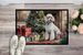 Poodle Cozy Christmas Doormat Front Door Mat Indoor Outdoor Rugs For Entryway, Non Slip Washable Low Pile, 24H X 36W_maomaolike.com