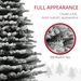 6.5 Ft Pre-Lit Mountain Pine Artificial Christmas Tree, Snow Flocked Christmas Tree, Hinged Xmas Tree With 400 LED Lights And 990 Branch Tips For Holiday Party Decoration, Green_maomaolike.com
