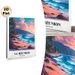 La Reunion Beach Sunset Travel Landscape Painting Poster, Vibrant Retro Tropical Coastal Scene Poster, Brings Serene Tropical Ambiance, Ideal For_maomaolike.com