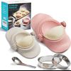 Empanadas Press Mold Maker Set, Dumpling Mold Set For Pierogi, Turnovers, Chinese Dumpling, White_maomaolike.com