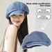Hot Sale Ladies Stylish Retro Octagonal Cowboy Hat Women Lightweight Breathable Sun Protection Beret with Long Brim for Photo_maomaolike.com