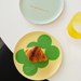 Bamboo Fiber Picnic Food Grade Degradable Western Tableware European Style Salad Dessert Flat Plate_maomaolike.com