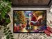 Portuguese Water Dog And Santa Claus Doormat Front Door Mat Indoor Outdoor Rugs For Entryway, Non Slip Washable Low Pile, 24H X 36W_maomaolike.com