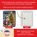 Boxer And Santa Claus Porcelain Ornament Christmas Tree Hanging Decorations For Home Christmas Holiday, Rectangle, Gift, Multicolor_maomaolike.com