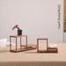 Solid Wood Rosewood Small Curio Kung Fu Tea Set Teapot Teacup Jade Storage Display Rack_maomaolike.com