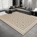 Living Room Rug,Large Rug,Oversized, Gold Leaves Design,Bedroom Rug,Soft And Thick, Machine Washable, Thickened Rug, Bedside Rug,Decorative Indoor Rug_maomaolike.com