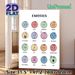 Emotions Themed Painting Poster, Soft-hued Cartoon Emotion Faces Poster, Assists In Recognizing Diverse Feelings, Ideal For Therapy Room, Office Or_maomaolike.com