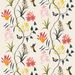 plant Leaves Flowers Birds Removable Decorative Waterproof Wallpaper_maomaolike.com