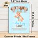 Baby Shower "Don't Say Baby" Painting Poster, Soft Watercolor Style Teddy Bear & Balloons Poster, Fun Party Game Sign Ideal For Baby Shower Gatherings_maomaolike.com