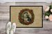 Siberian Husky Christmas Flowers Doormat Front Door Mat Indoor Outdoor Rugs For Entryway, Non Slip Washable Low Pile, 24H X 36W_maomaolike.com