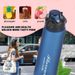 900ml Creative Crooked Neck Fruit Flavoured BPA Free Water Outdoor Sports Scent Gradient Bottle With 5 Random Flavors_maomaolike.com