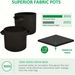 10PCS Plant Growth Bags, Vegetable And Flower Planting Containers, Tomato, Potato, Vegetable, Strawberry Vegetable Planting Bags_maomaolike.com