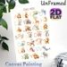 German Animal Alphabet Painting Poster, Soft Watercolor Cute Animal & Letter Illustration Poster, Assists With German Alphabet Learning, Suitable For_maomaolike.com