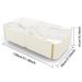 1pc Modern Luxury Coffee Table, 51.1" Rectangle Coffee Table With Drawer, Marble Top, Curved Profile Design, Gold Metal Decor, Center Table For Living Room,Side Table For Apartment_maomaolike.com