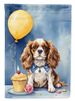 Cavalier Spaniel Happy Birthday Garden Flag Mailbox Flag Decorative Yard Flag Banner Outside Patio Artwork Yard Flower Beds, Garden Size, Multicolor_maomaolike.com