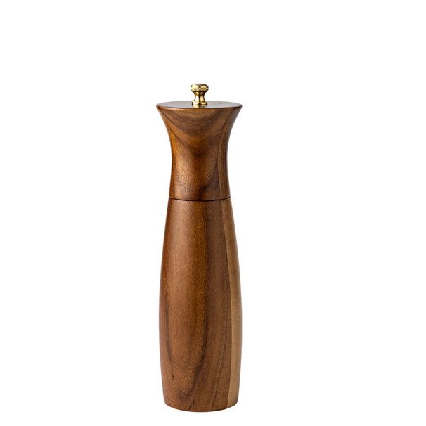 Hand Wooden Pepper Spice Salt Mill Grinder Muller For Kitchen_maomaolike.com