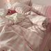 Wholesale INS Color-Dyed Double-Layer Crinkled Yarn Pure Four-Piece Nordic Style Homestay All-Cotton Striped Washed Cotton 4-Piece_maomaolike.com