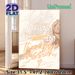 Lash Therapy Session Themed Painting Poster, Warm-toned Marble Style Poster, Friendly Welcoming Decor Ideal For Beauty Salon And Lash Studio_maomaolike.com