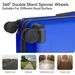 Luggage Sets ABS Hardshell 3pcs Luggage, Lightweight Durable Suitcase Sets Spinner Wheels Suitcase 20''24''28'' (BLUE)_maomaolike.com